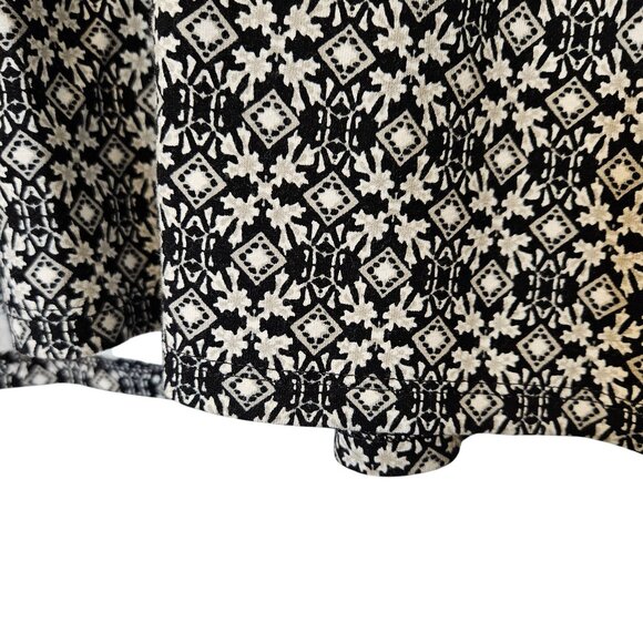 Jjill NWT Wearever Collection Black White Pleated A-Line Skirt Plus Size 4X - Picture 7 of 14